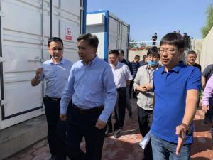 河北省生态环境厅厅长高建民组织参观考察千亿手机网页版登录入口污水分散源治理项目运行情况